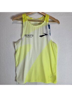 Brooks Beasts Pro Elite Singlet Mens XS Running Tank Moisture Wicking Seattle